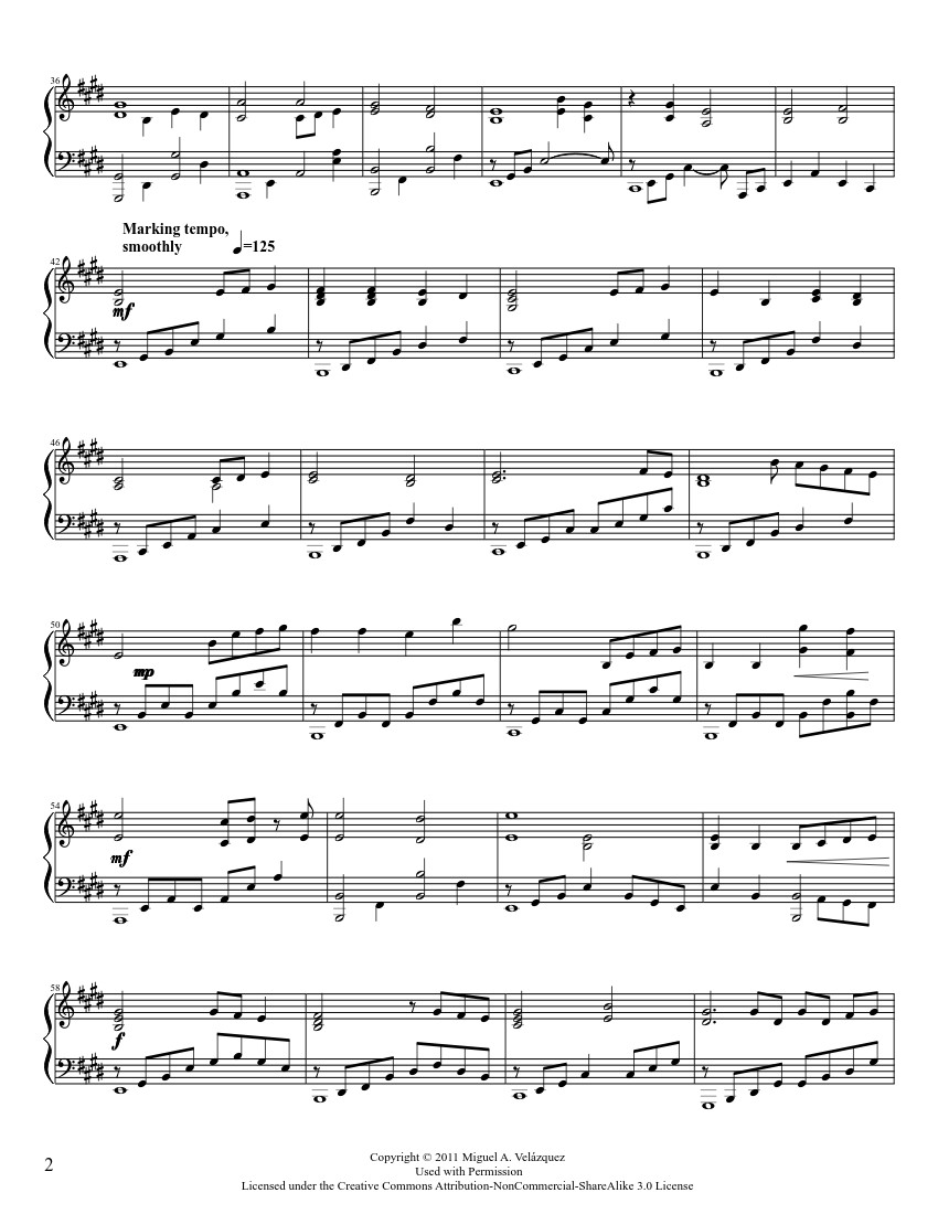 Page 2 of Sheet music PDF You Are My All in All Sheet Piano - Dennis L. Jernigan