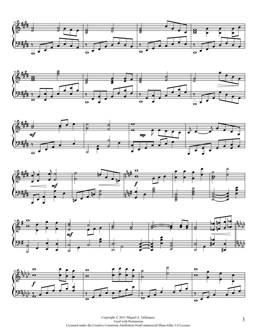 Page 3 of Sheet music PDF You Are My All in All Sheet Piano - Dennis L. Jernigan