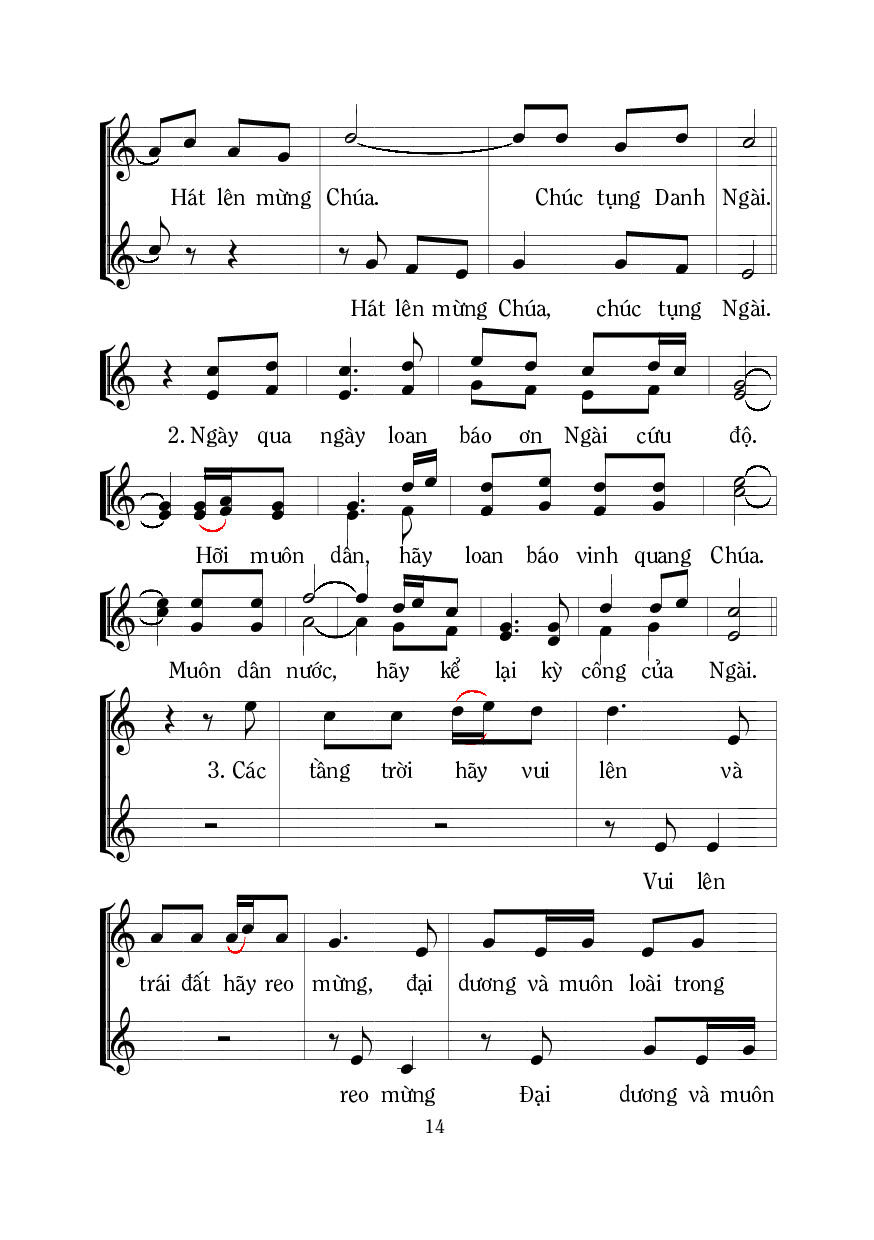 Hôm nay Đấng Cứu Thế đã giáng sinh cho chúng ta, Trang 4