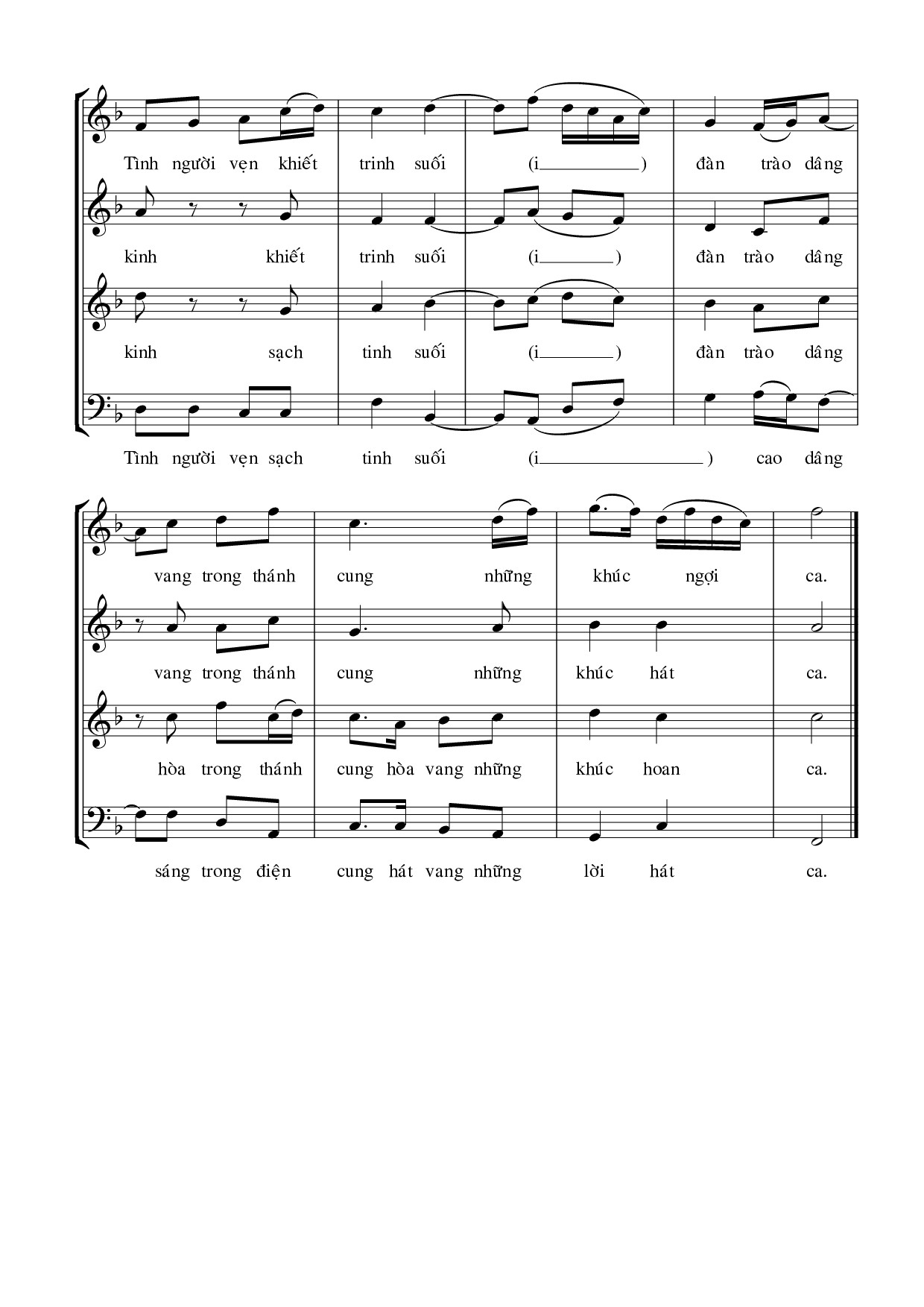 Page 3 of Sheet music PDF Cung Đàn Trinh Thánh - Hải Triều