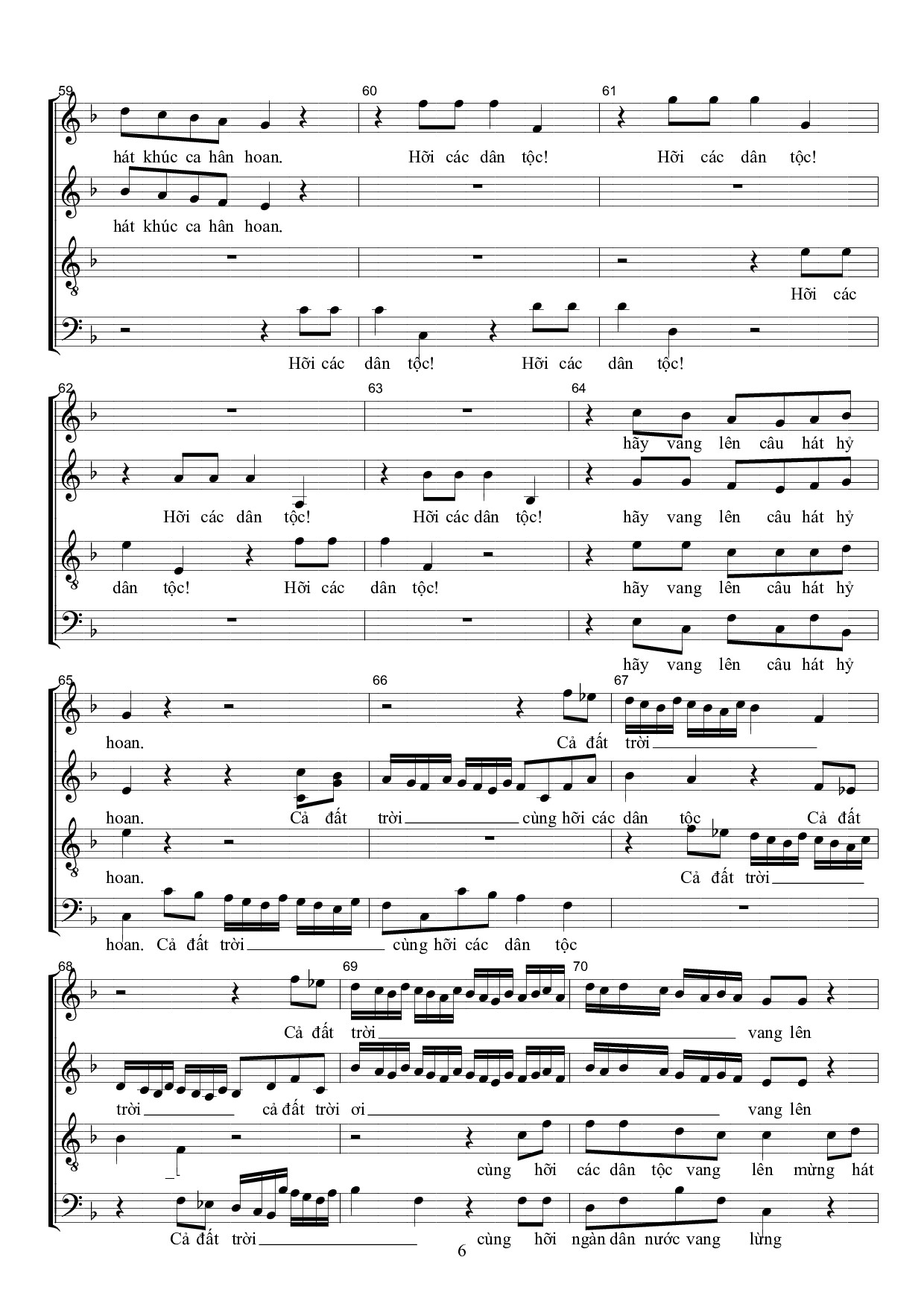 Page 6 of Sheet music PDF Mừng Hát Tôn Vinh - Giang Tâm
