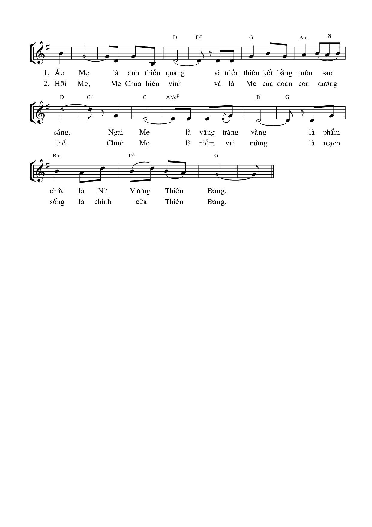 Page 2 of Sheet music PDF Cất Tiếng Hòa Ca - Lm. Ngô Duy Linh