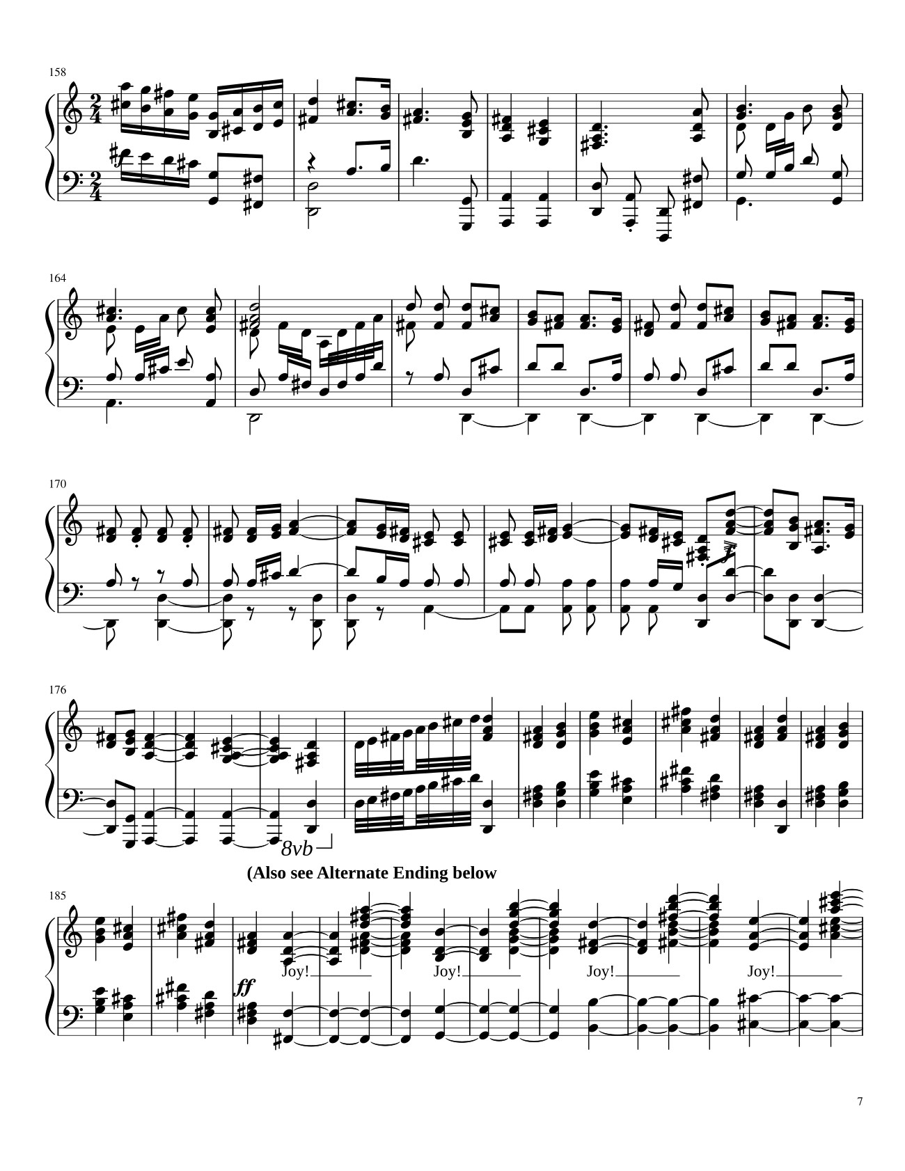 Page 7 of Sheet music PDF Chirstmas Music Mashup Sheet Piano - Bapokin