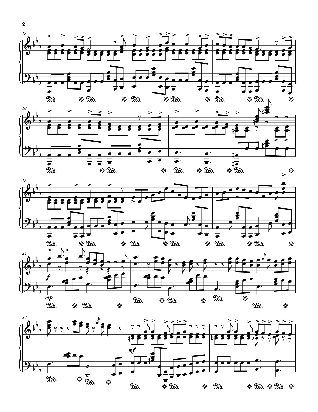 Page 2 of Sheet music PDF I Think They Call This Love Sheet Piano - Composer Elliot James Reay