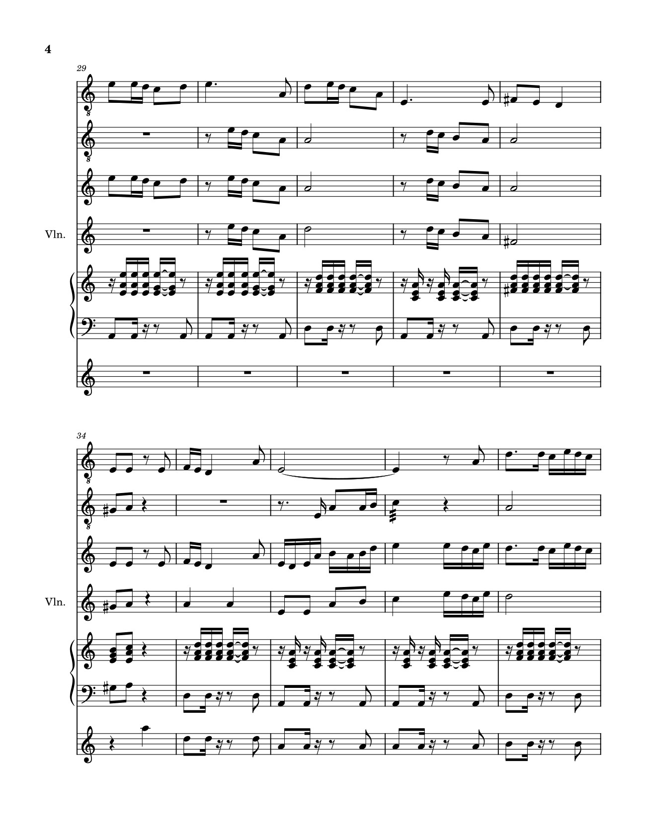 Page 4 of Sheet music PDF Piano Guitar Tab Hiến Lễ Tình Yêu (hợp xướng Guitar, Harp, Violin, Piano, Xylophone) - Lm. Hoài Bắc