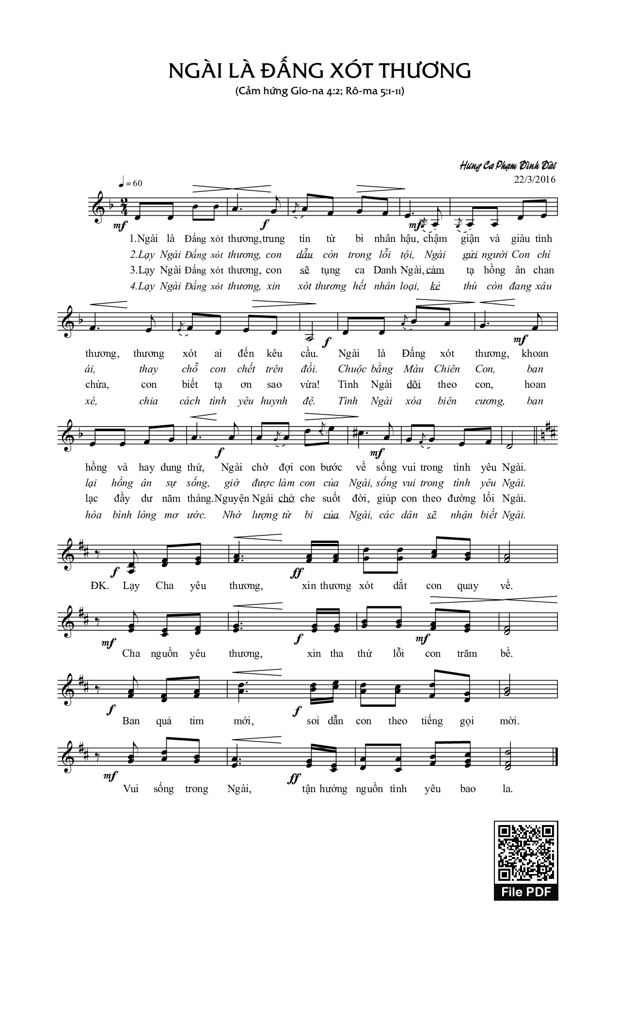 Ngài Là Đấng Xót Thương