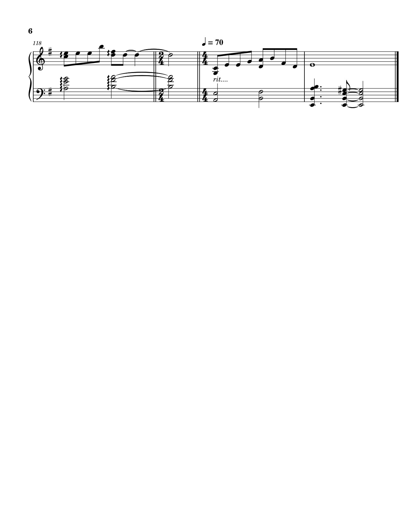 Page 6 of Sheet music PDF A town with an ocean view - Joe Hisaishi Sheet Piano - Joe Hisaishi