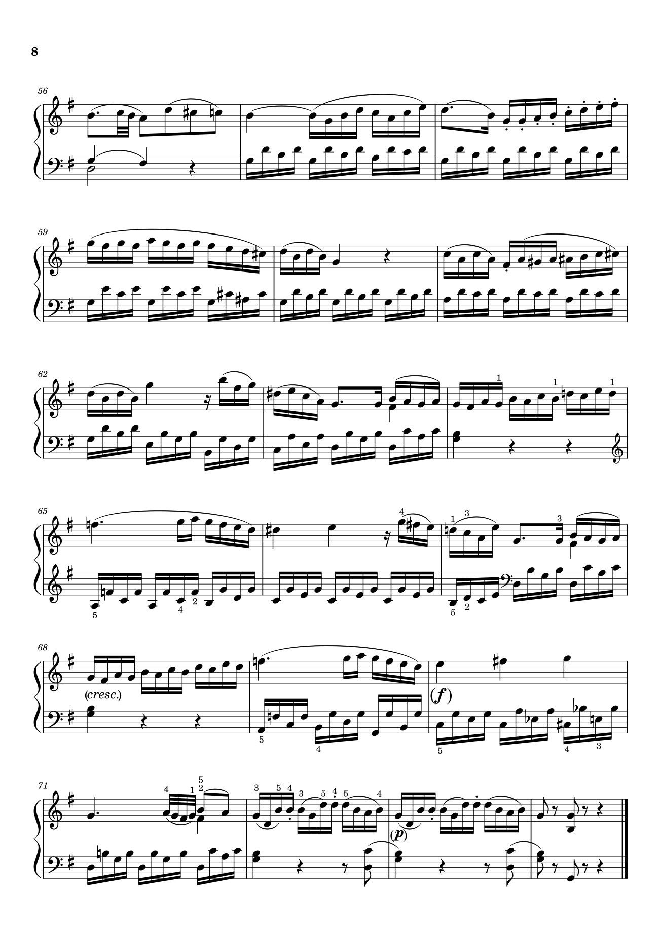 Page 4 of Sheet music PDF Sonata I  Sheet Piano - Man with No Name