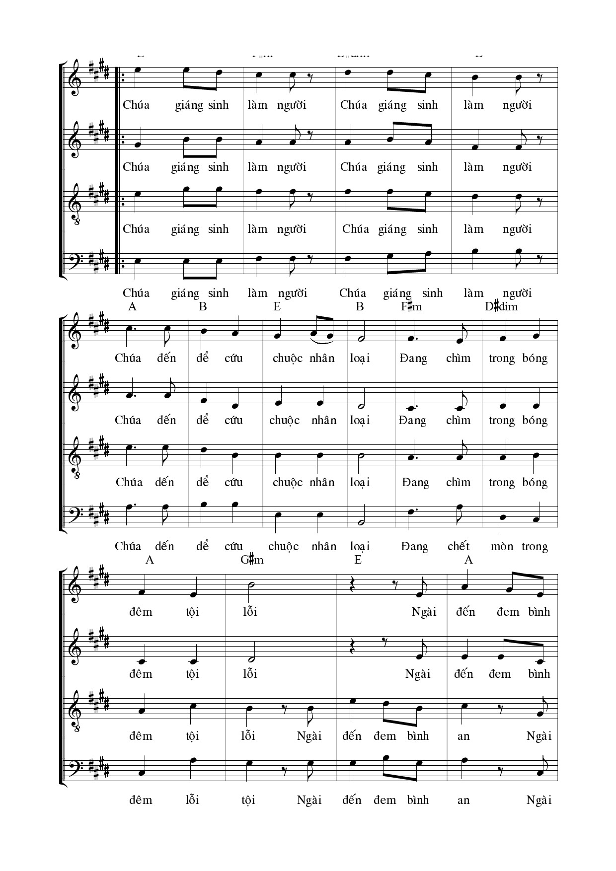 Page 13 of Sheet music PDF Ơn Cứu Độ Thiên Chúa (5 bè) - Ngọc Linh