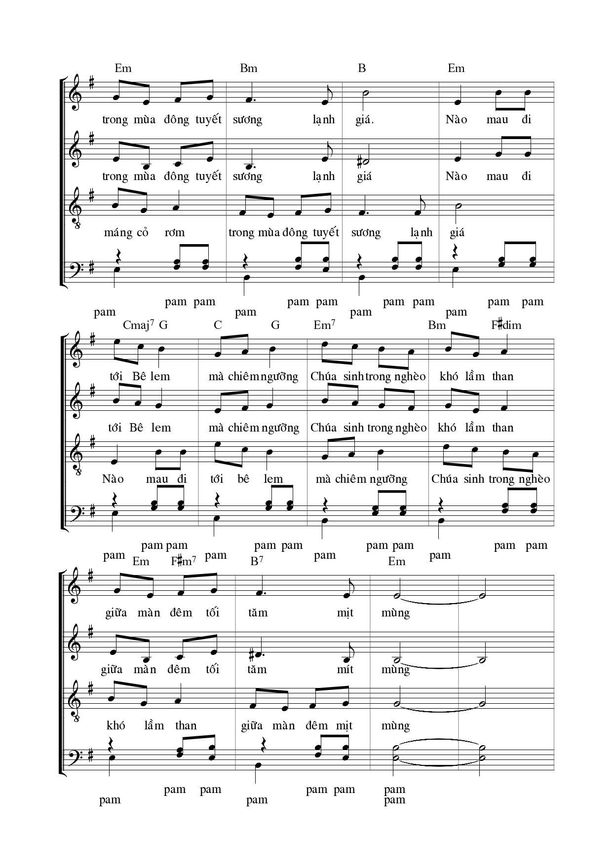 Page 7 of Sheet music PDF Ơn Cứu Độ Thiên Chúa (5 bè) - Ngọc Linh