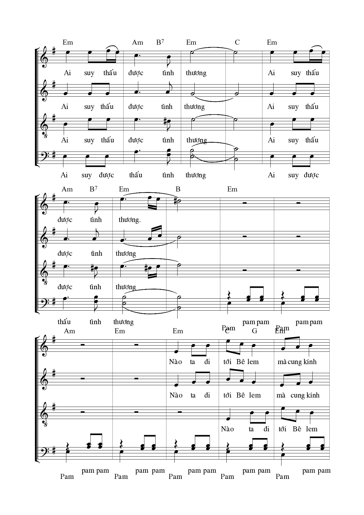 Page 8 of Sheet music PDF Ơn Cứu Độ Thiên Chúa (5 bè) - Ngọc Linh