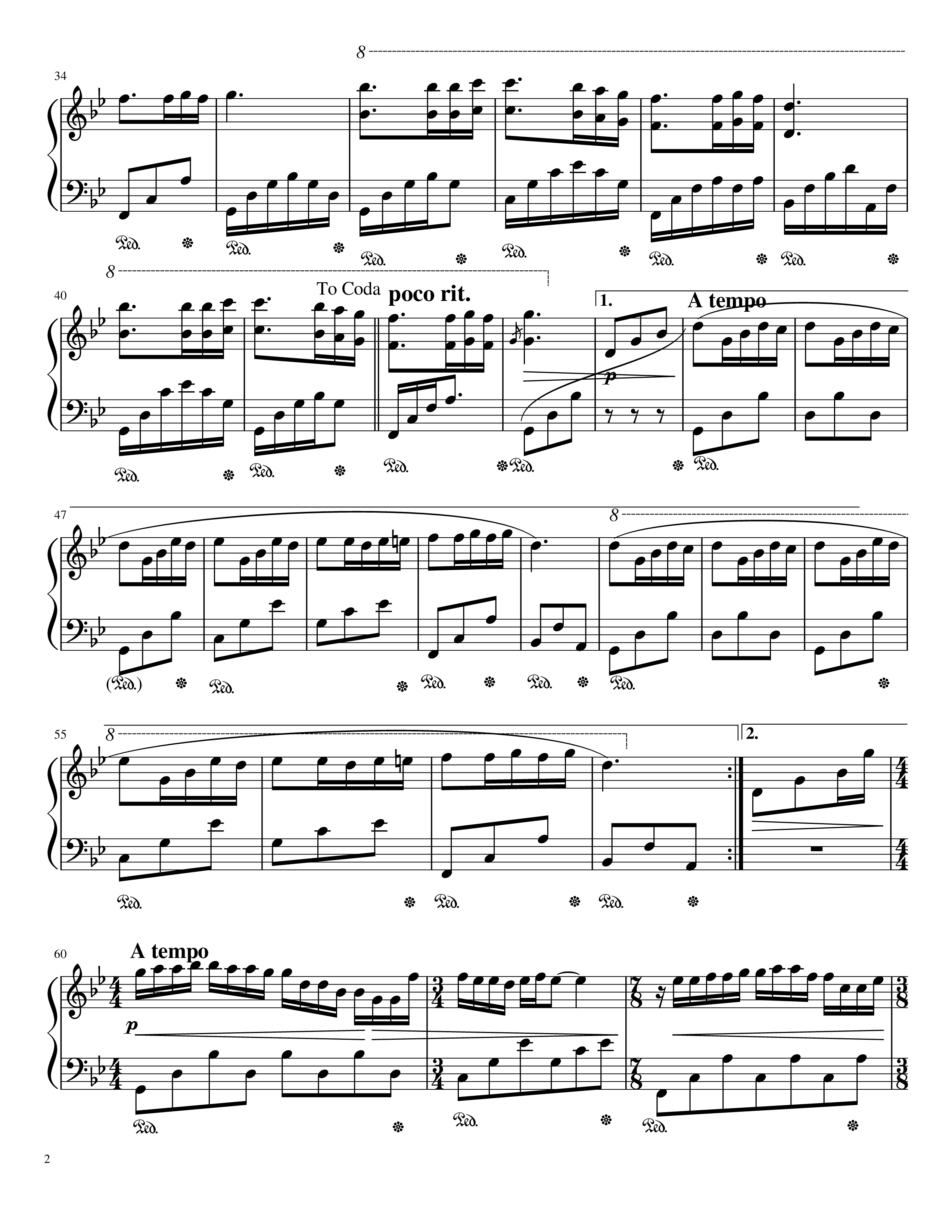 Page 2 of Sheet music PDF Mariage d
