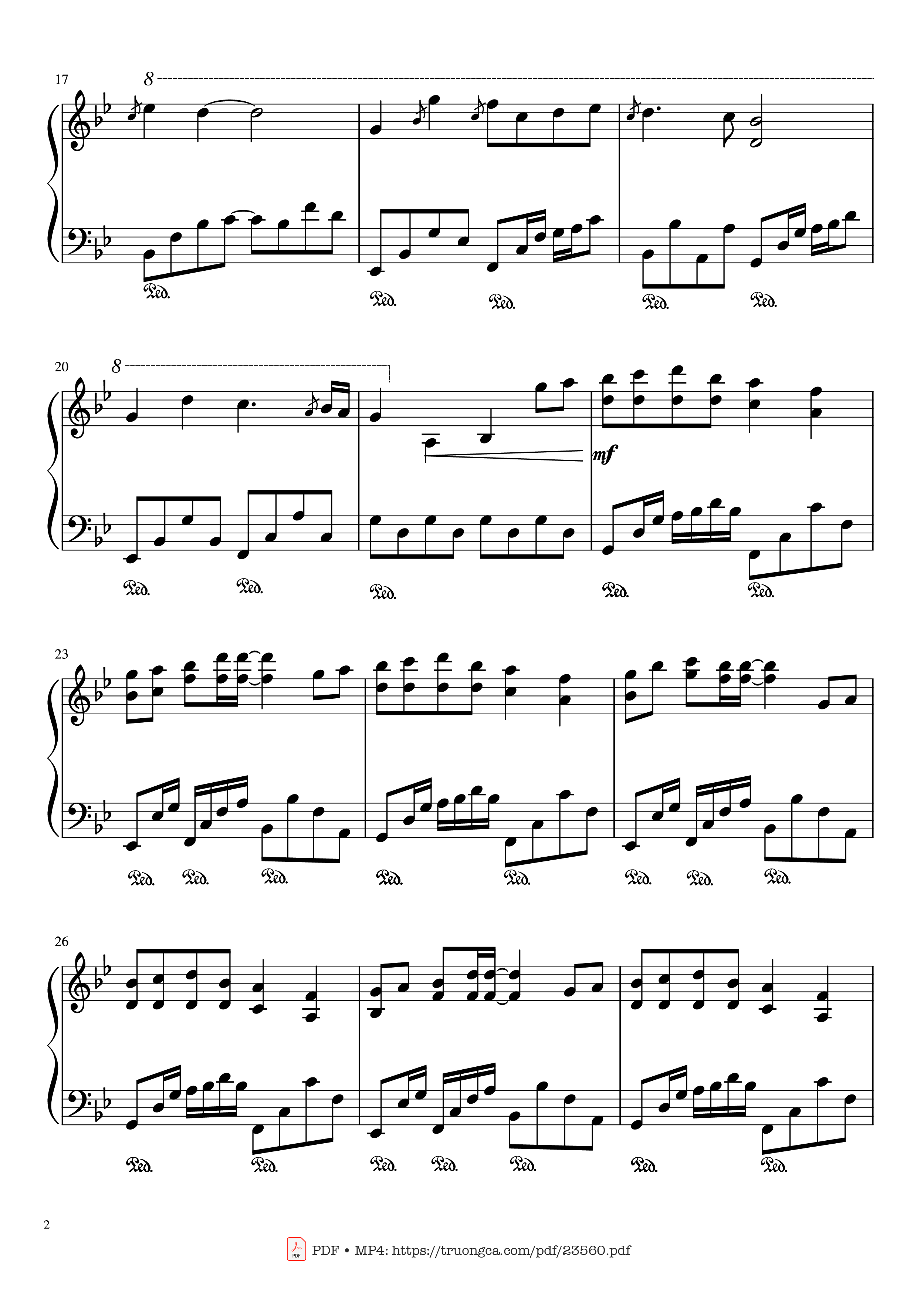 Page 2 of Sheet music PDF Endless Love (The Mythe) Sheet Piano - Jelle De Vos