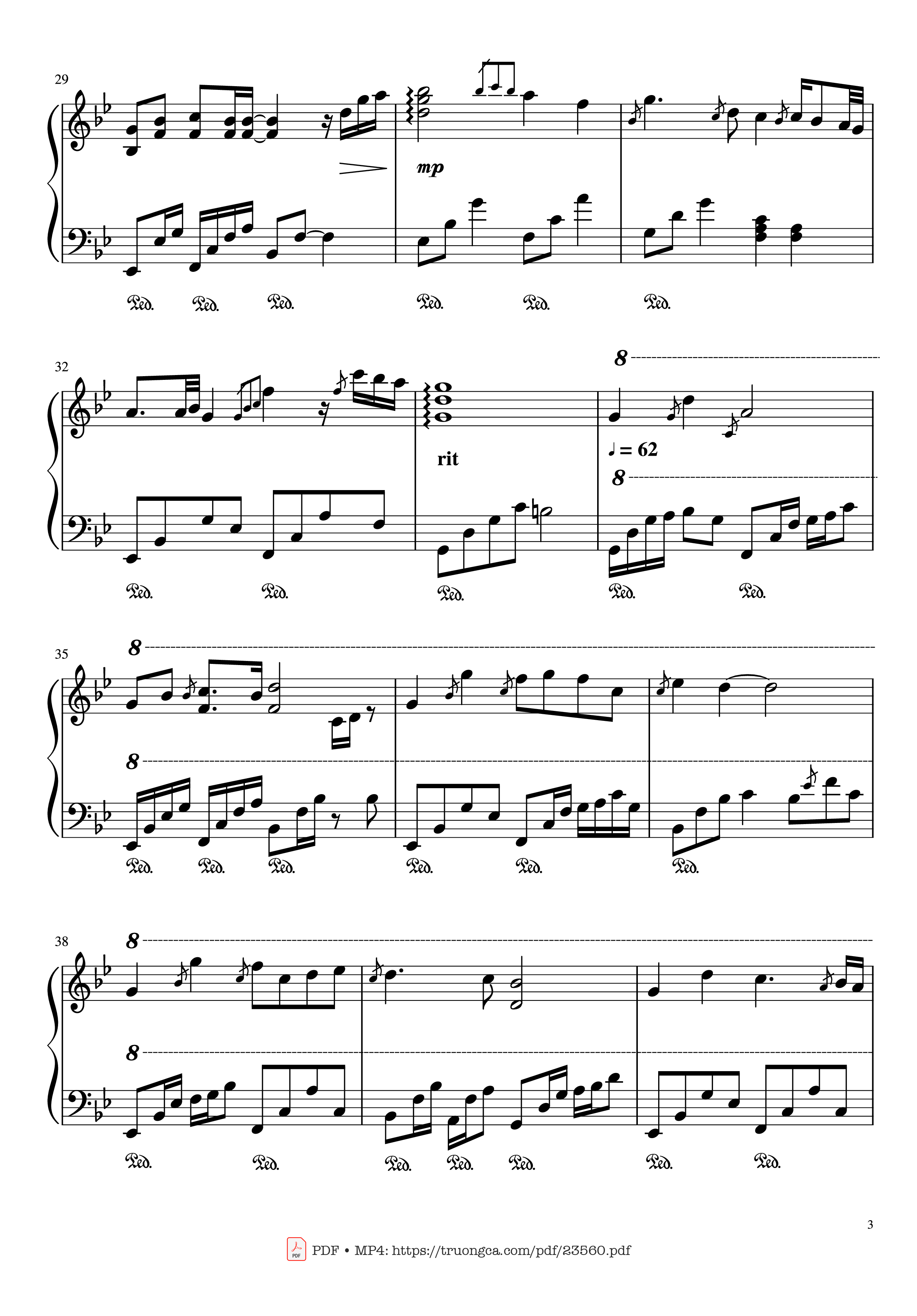 Page 3 of Sheet music PDF Endless Love (The Mythe) Sheet Piano - Jelle De Vos