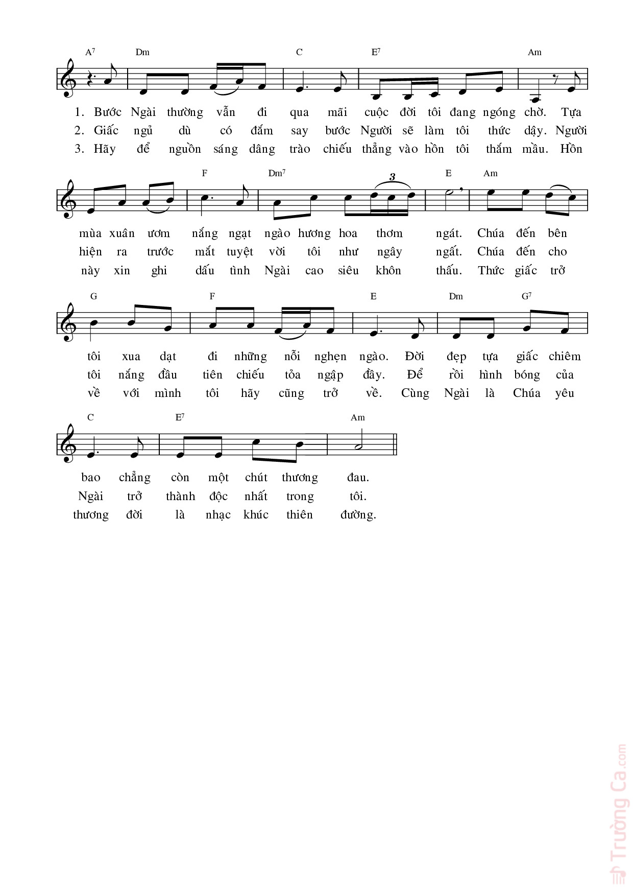 Page 2 of Sheet music PDF Bước Chân Huyền Diệu - Nguyễn Duy