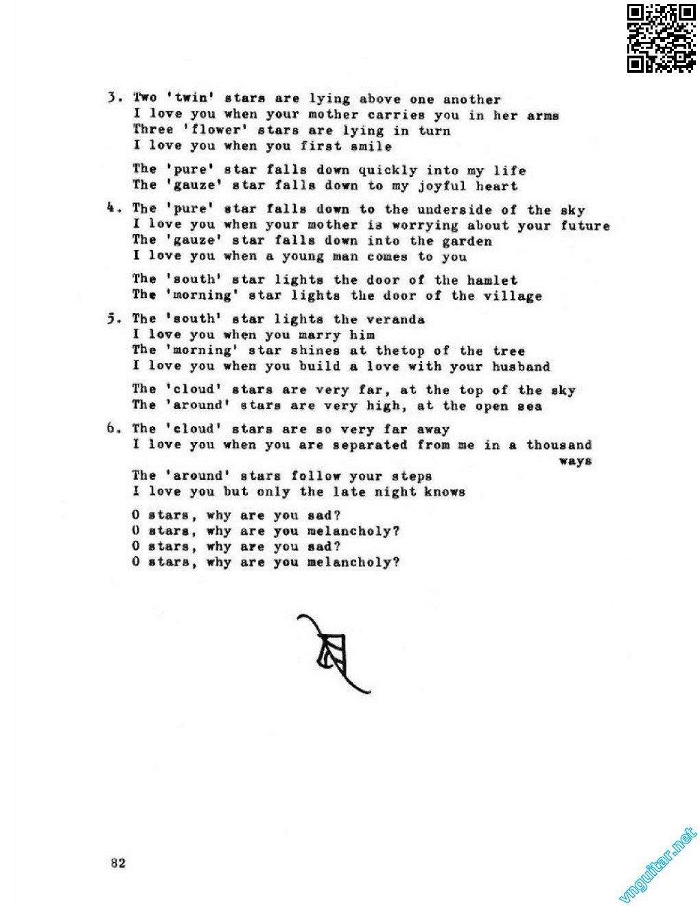 Page 3 of Sheet music PDF Bài ca sao - Phạm Duy