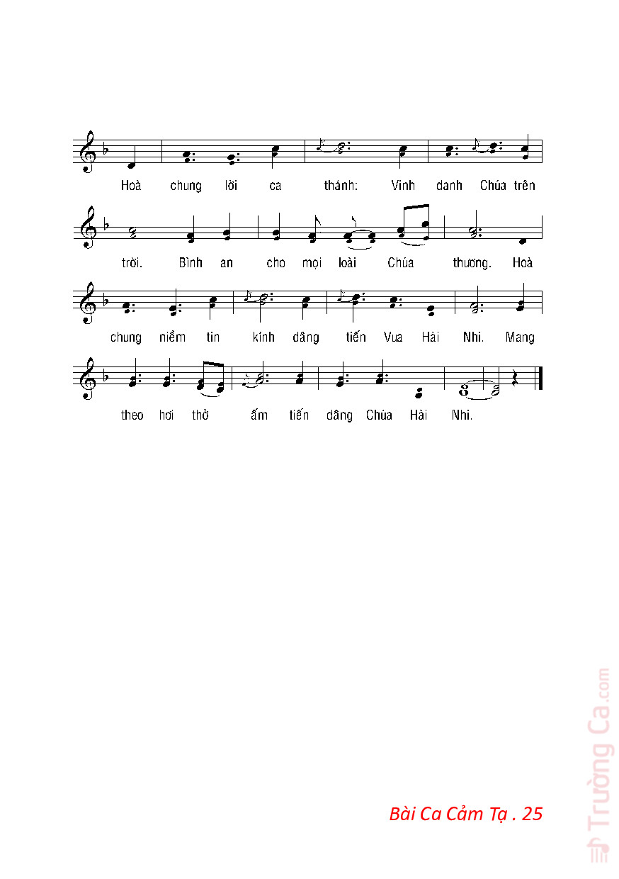 Page 2 of Sheet music PDF Tình Khúc Noel - Lm. Minh Chiết