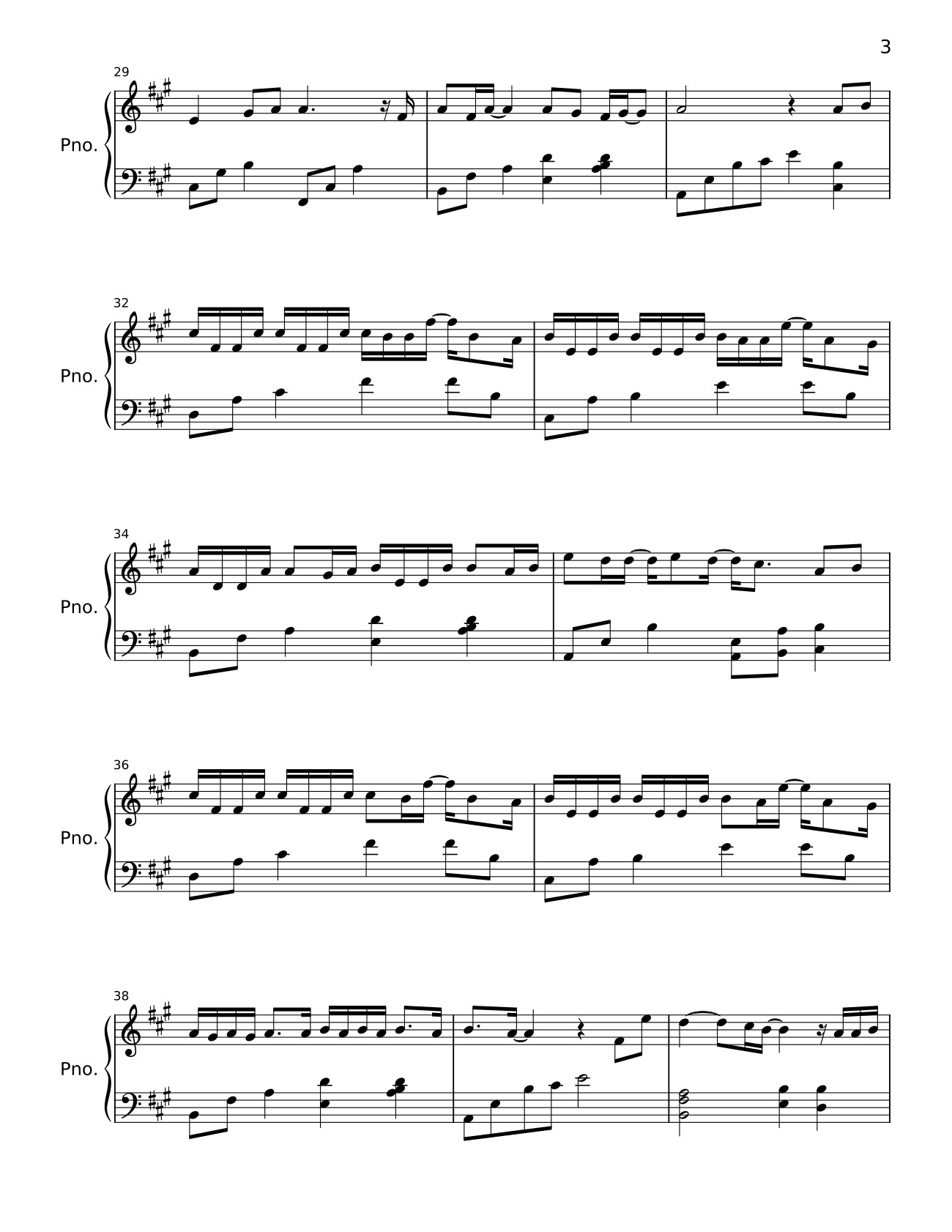 Page 3 of Sheet music PDF Lời Tạm Biệt Chưa Nói Sheet Piano - Bastet-Cehmet