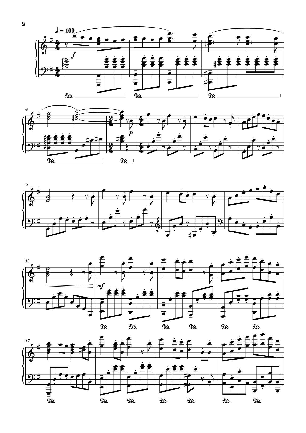 Page 2 of Sheet music PDF Kiki