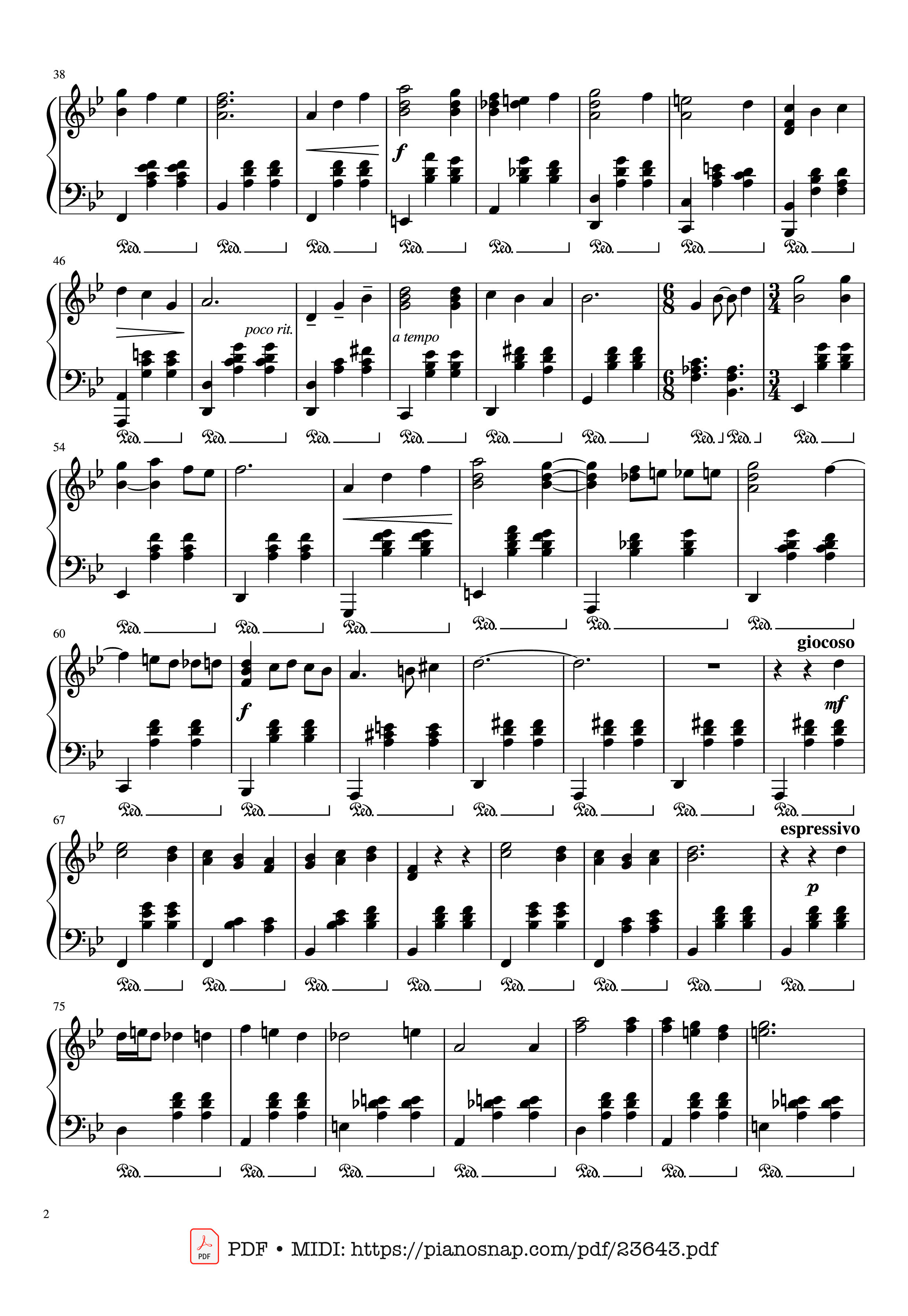 Page 2 of Sheet music PDF Merry-Go-Round Of Life Sheet Piano - Joe Hisaishi