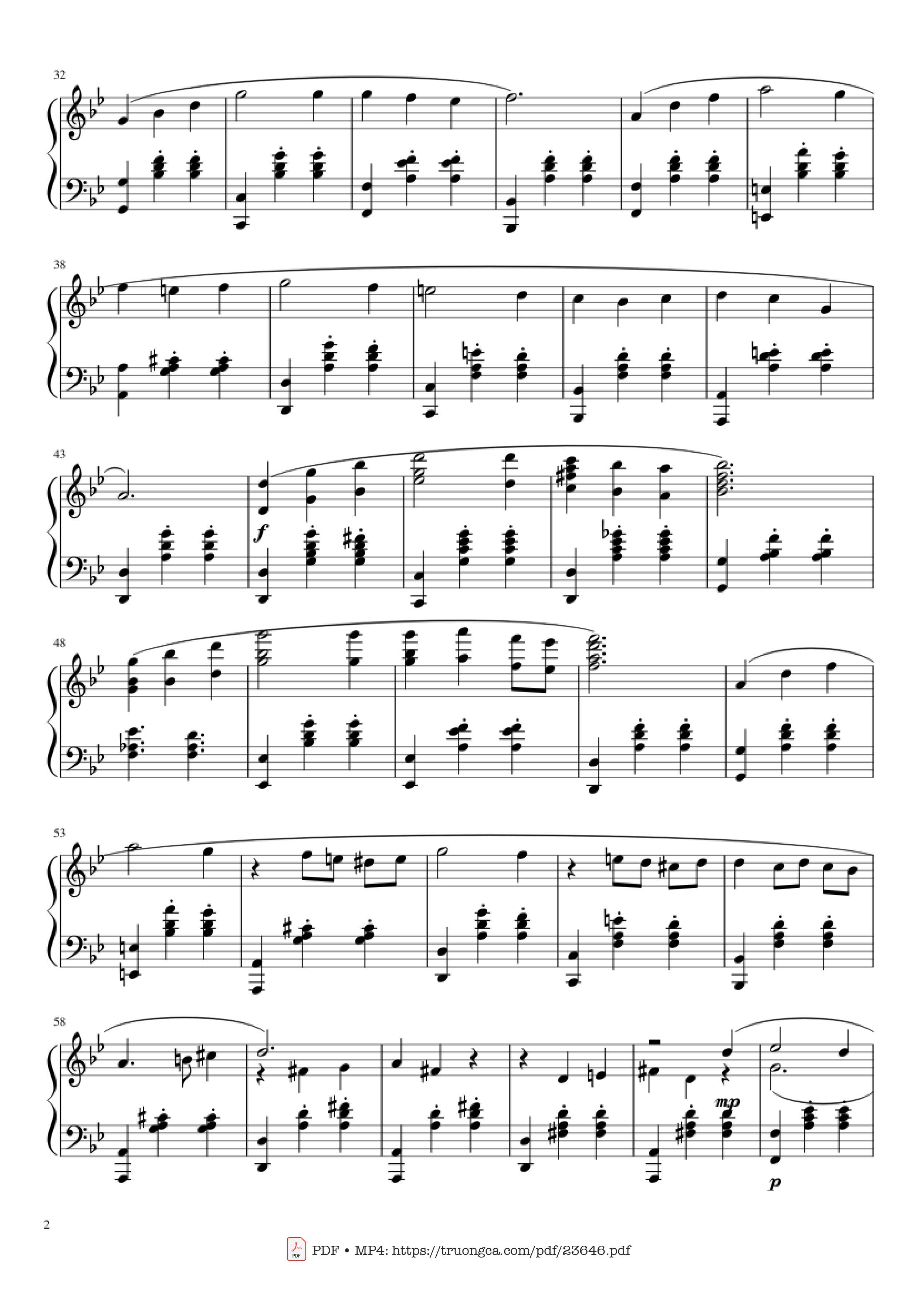 Page 2 of Sheet music PDF Howl