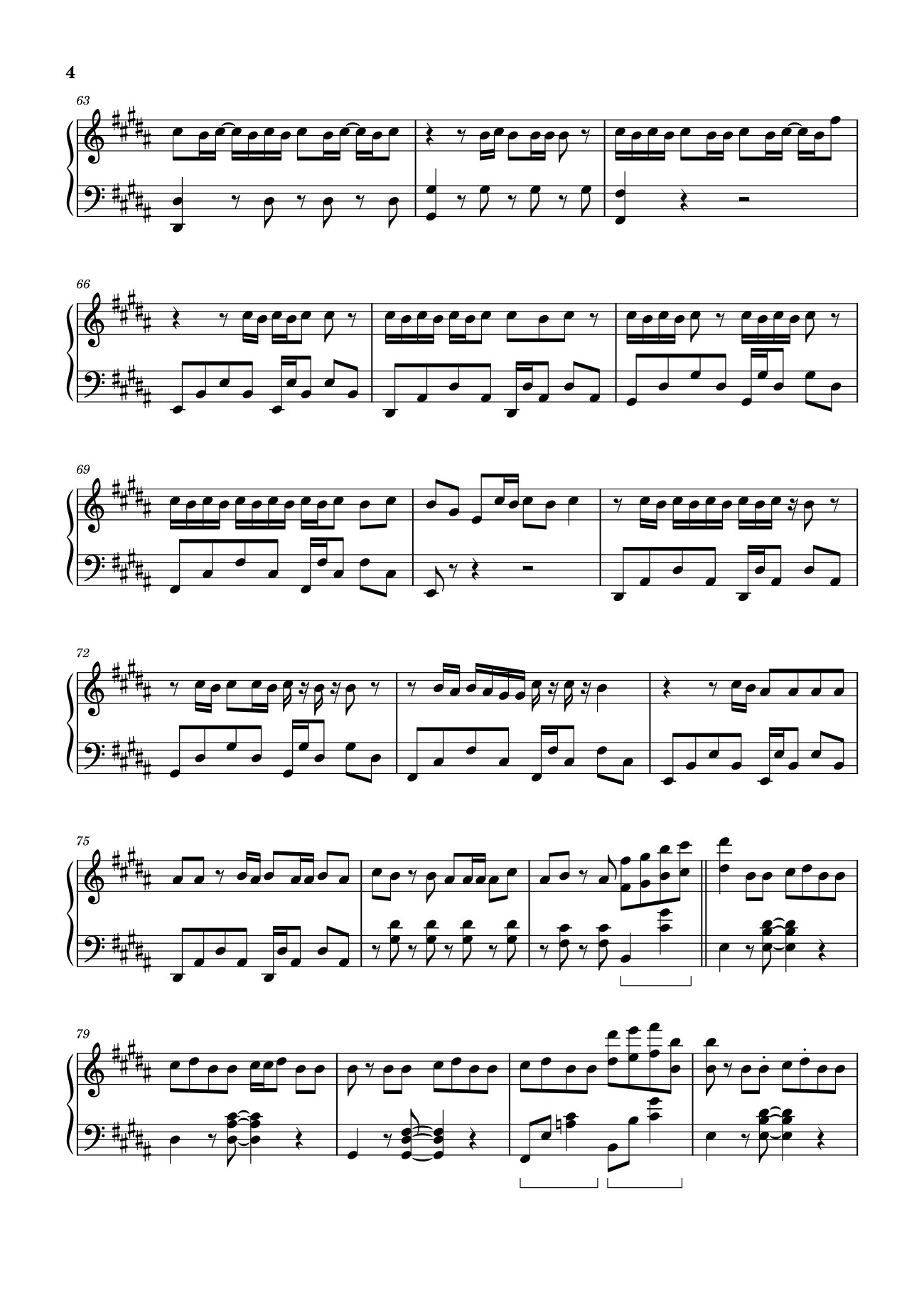 Page 4 of Sheet music PDF Seven - BTS Jungkook ft. Latto Sheet Piano - Jung Kook