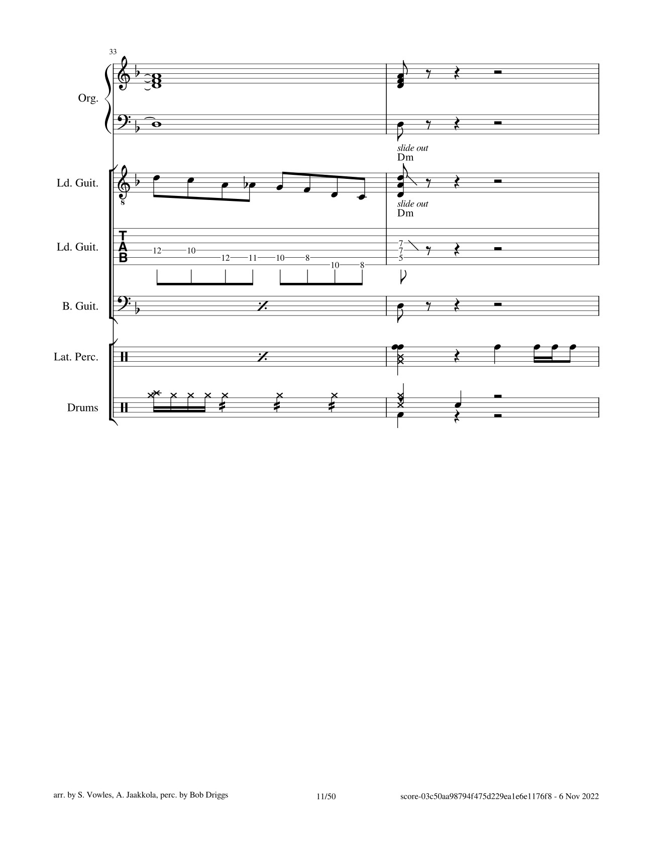 Page 11 of Sheet music PDF Black Magic Woman Sheet Guitar Lead, Bass, Organ - Santana