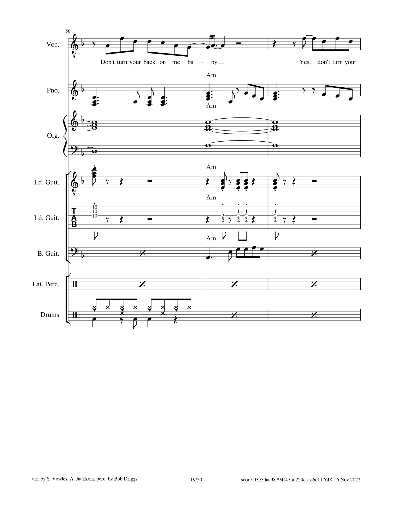 Page 19 of Sheet music PDF Black Magic Woman Sheet Guitar Lead, Bass, Organ - Santana