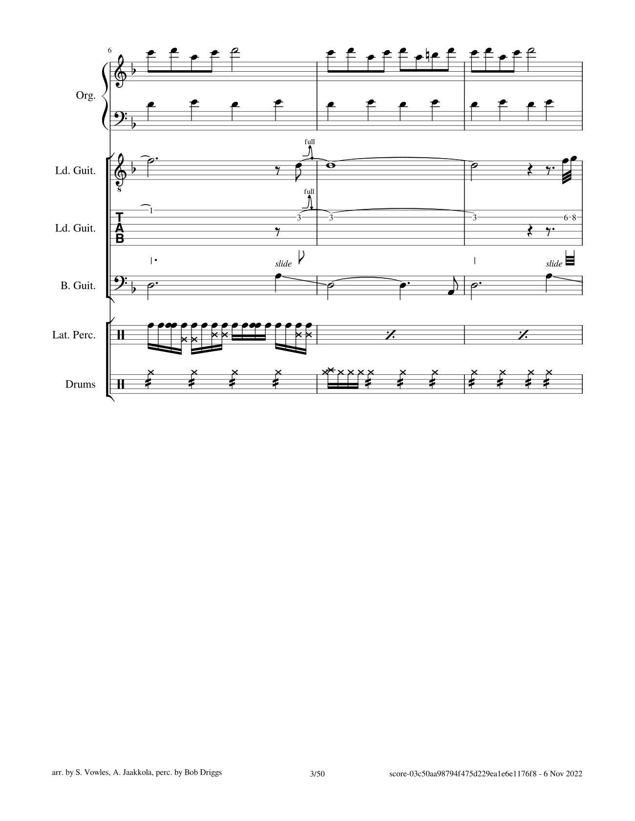 Page 3 of Sheet music PDF Black Magic Woman Sheet Guitar Lead, Bass, Organ - Santana