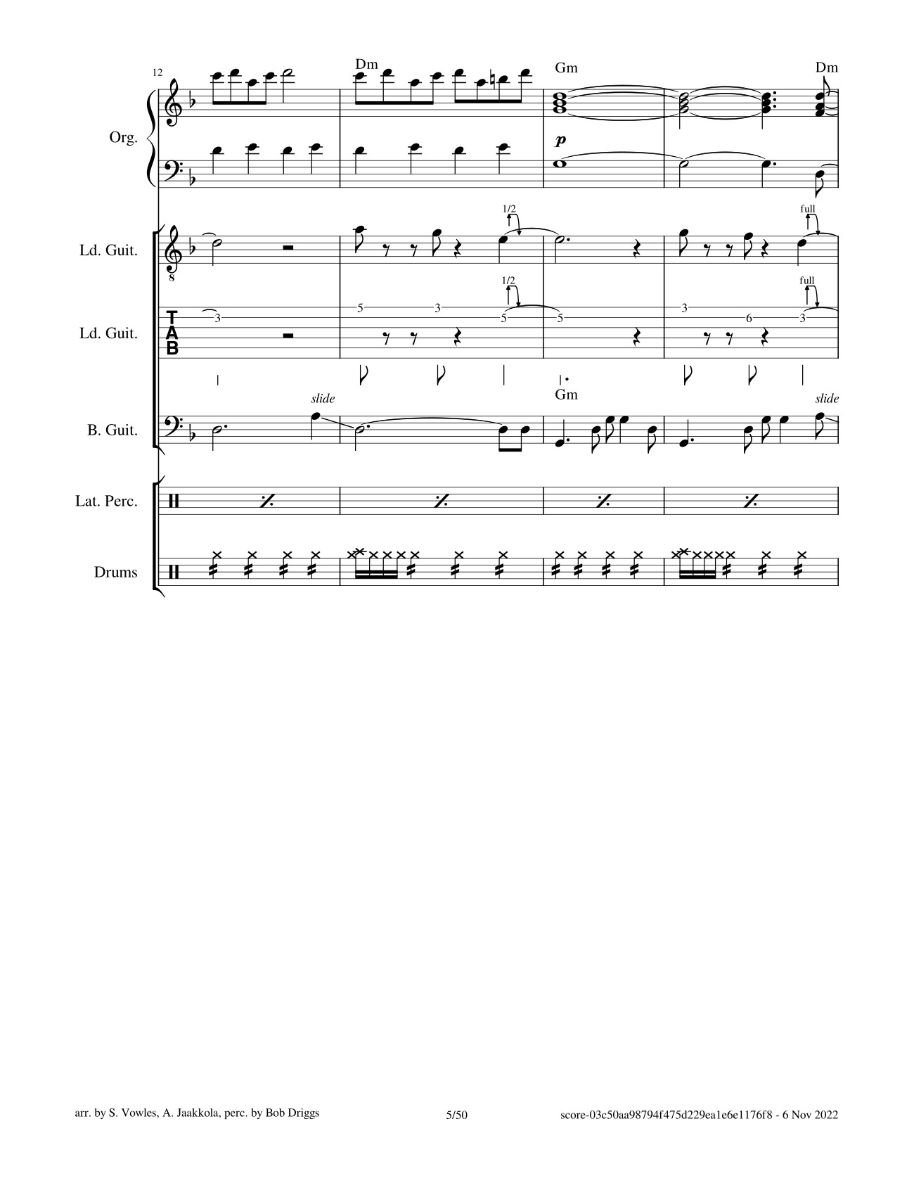 Page 5 of Sheet music PDF Black Magic Woman Sheet Guitar Lead, Bass, Organ - Santana