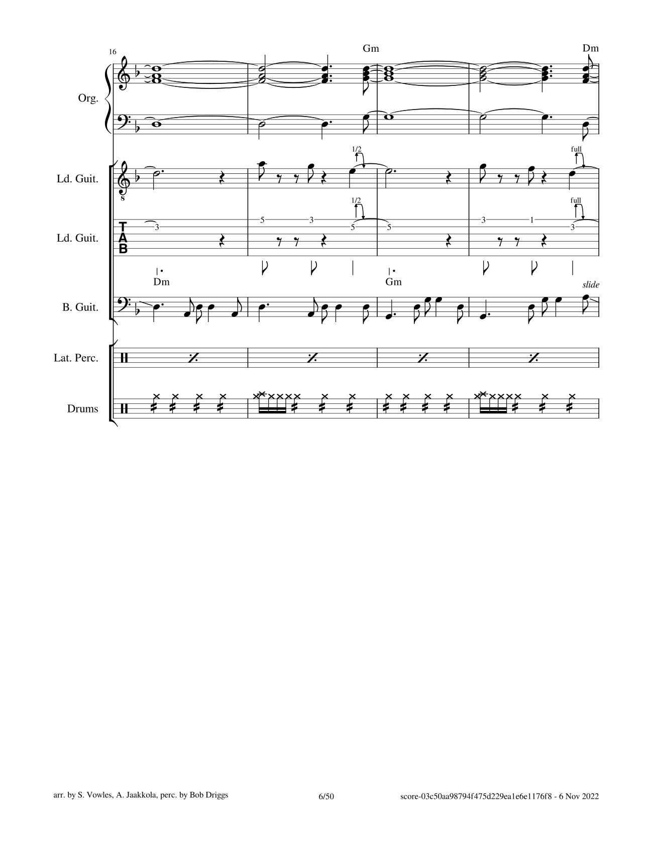 Page 6 of Sheet music PDF Black Magic Woman Sheet Guitar Lead, Bass, Organ - Santana