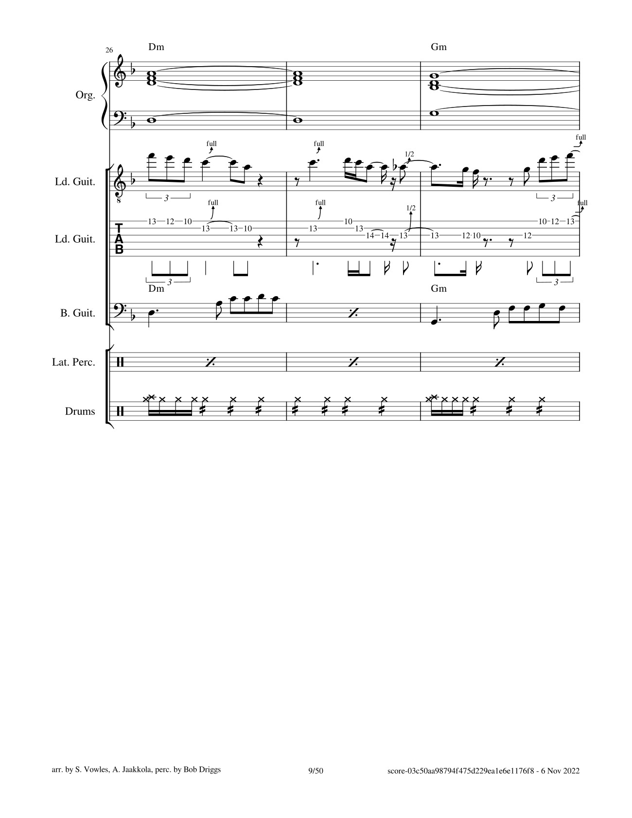 Page 9 of Sheet music PDF Black Magic Woman Sheet Guitar Lead, Bass, Organ - Santana