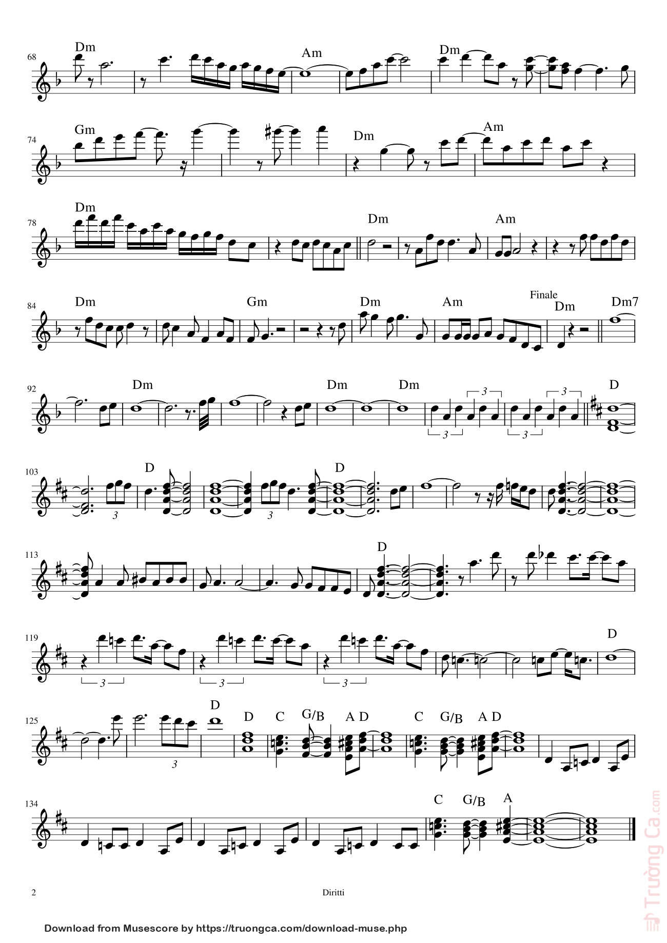Page 2 of Sheet music PDF Black Magic Woman - Santana
