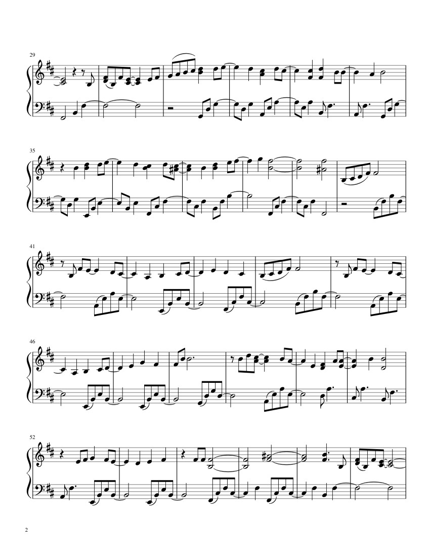 Page 2 of Sheet music PDF Mary Did You Know Sheet Piano - Techdude