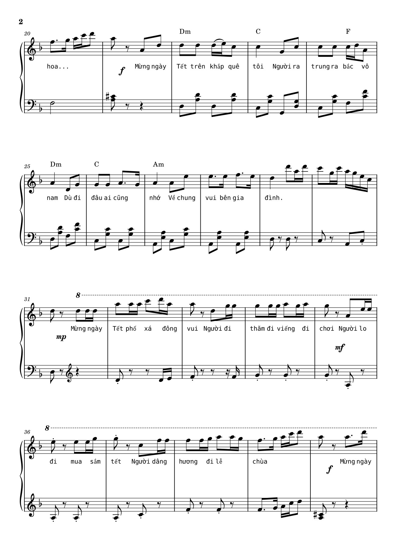Page 2 of Sheet music PDF Ngày Tết quê em Sheet Piano - Ngo_Duong_Hoang_An