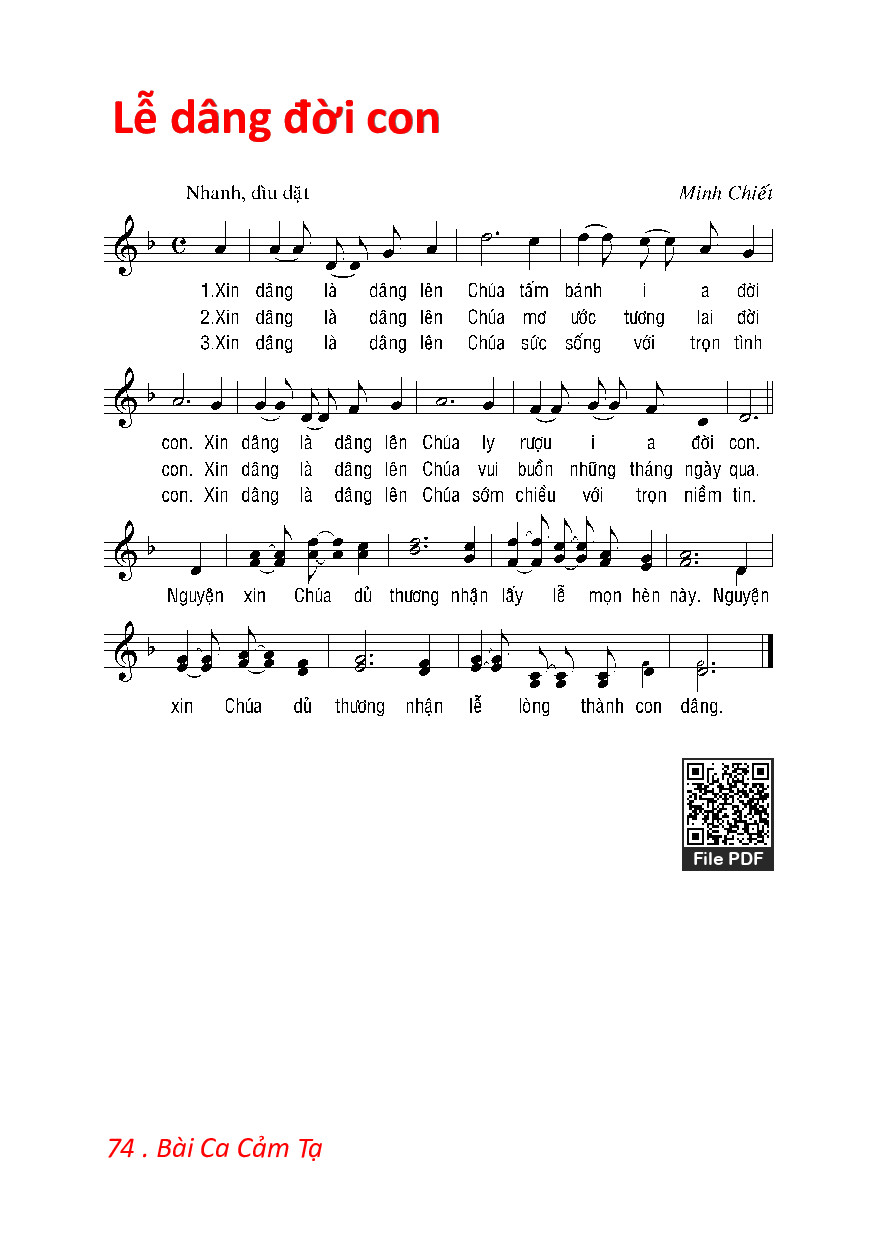 Lễ Dâng Đời Con