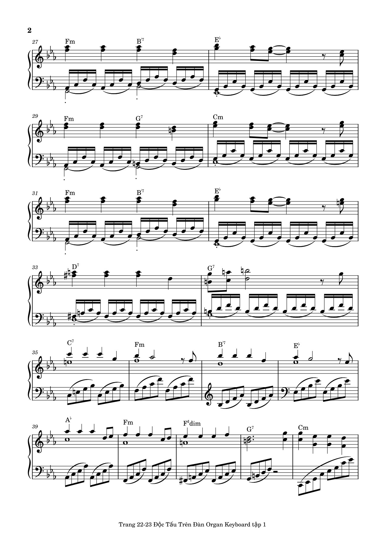Page 2 of Sheet music PDF Điệp Khúc Mùa Xuân Sheet Piano (Cm) - Quốc Dũng