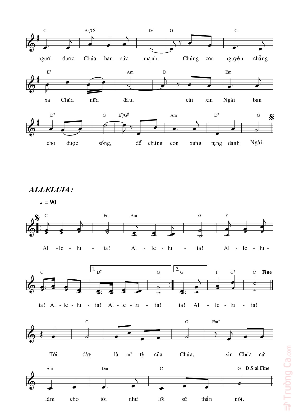 Thánh Vịnh Ca Lạy Thiên Chúa xin phục hồi chúng con, Trang 2