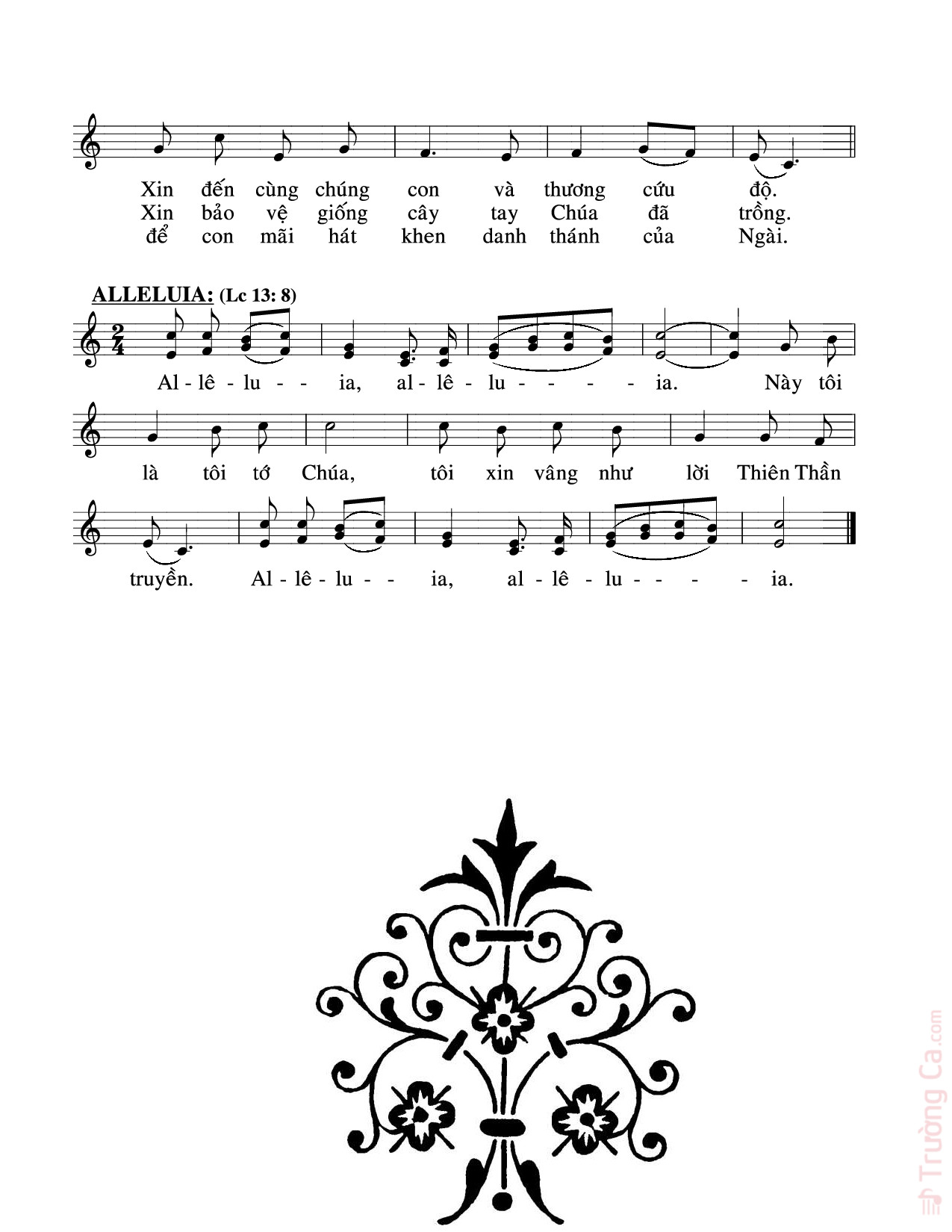 Page 2 of Sheet music PDF Thánh Vịnh 79, Xin Tỏ Thiên Nhan - Mi Giáng