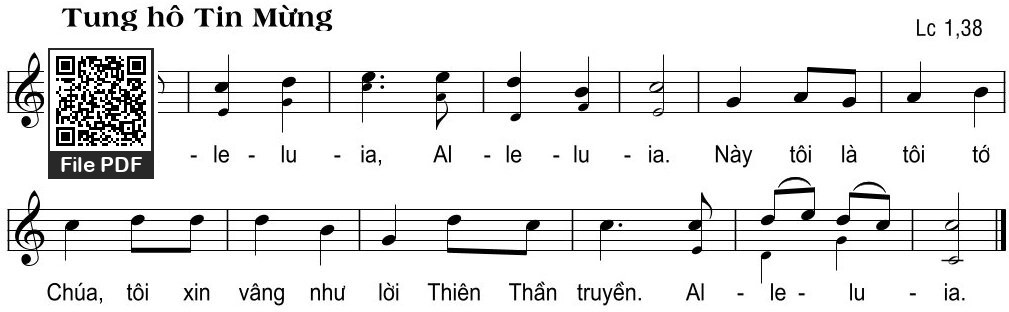 Sheet PDF of Thtm. Chúa Nhật 4C Mùa Vọng