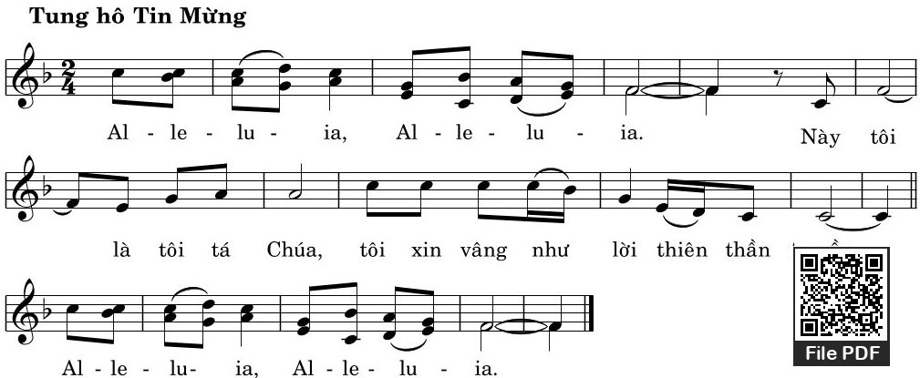 Sheet PDF of Thtm. Chúa Nhật 4C Mùa Vọng