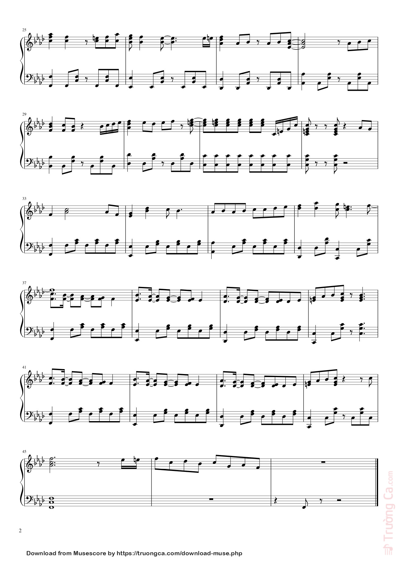 Page 2 of Sheet music PDF Detective Conan Main Theme Sheet Piano - 김태명