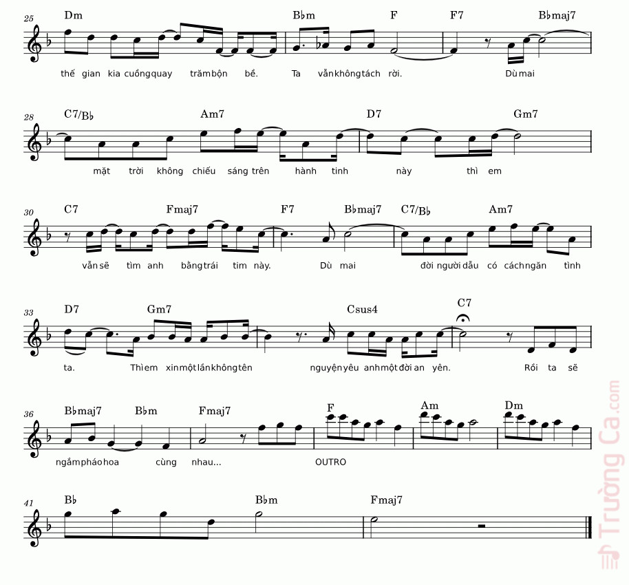 Page 2 of Sheet music PDF Rồi ta sẽ ngắm pháo hoa cùng nhau - Olew