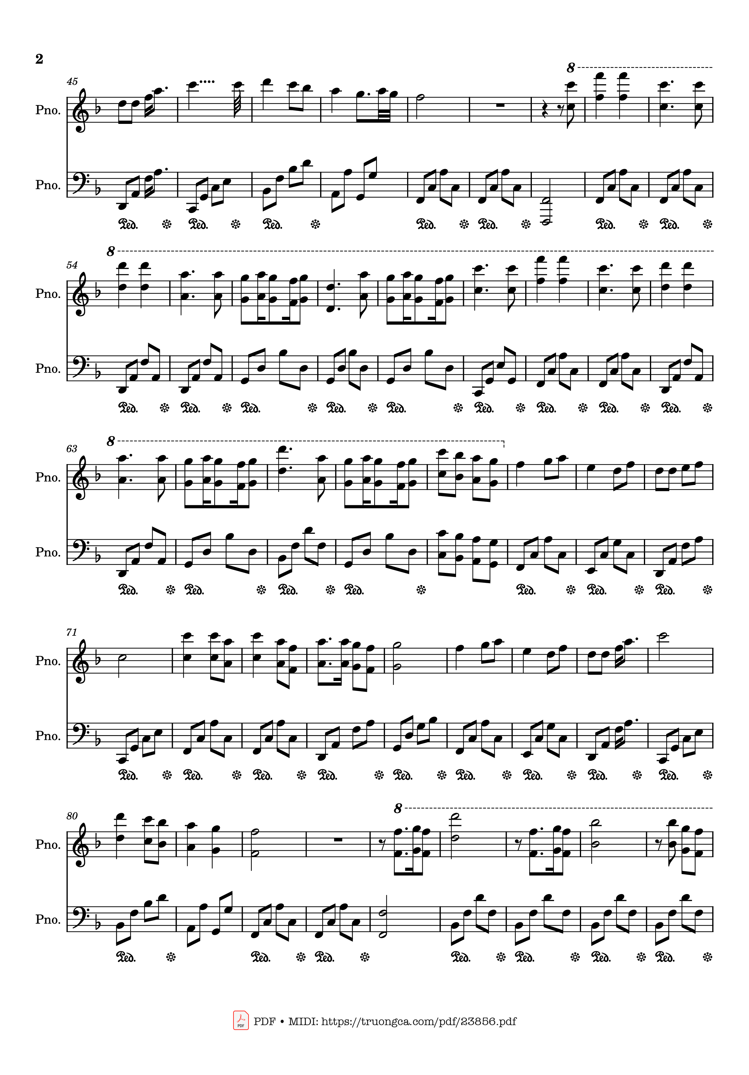 Page 2 of Sheet music PDF Đón xuân Sheet Piano - Phạm Đình Chương