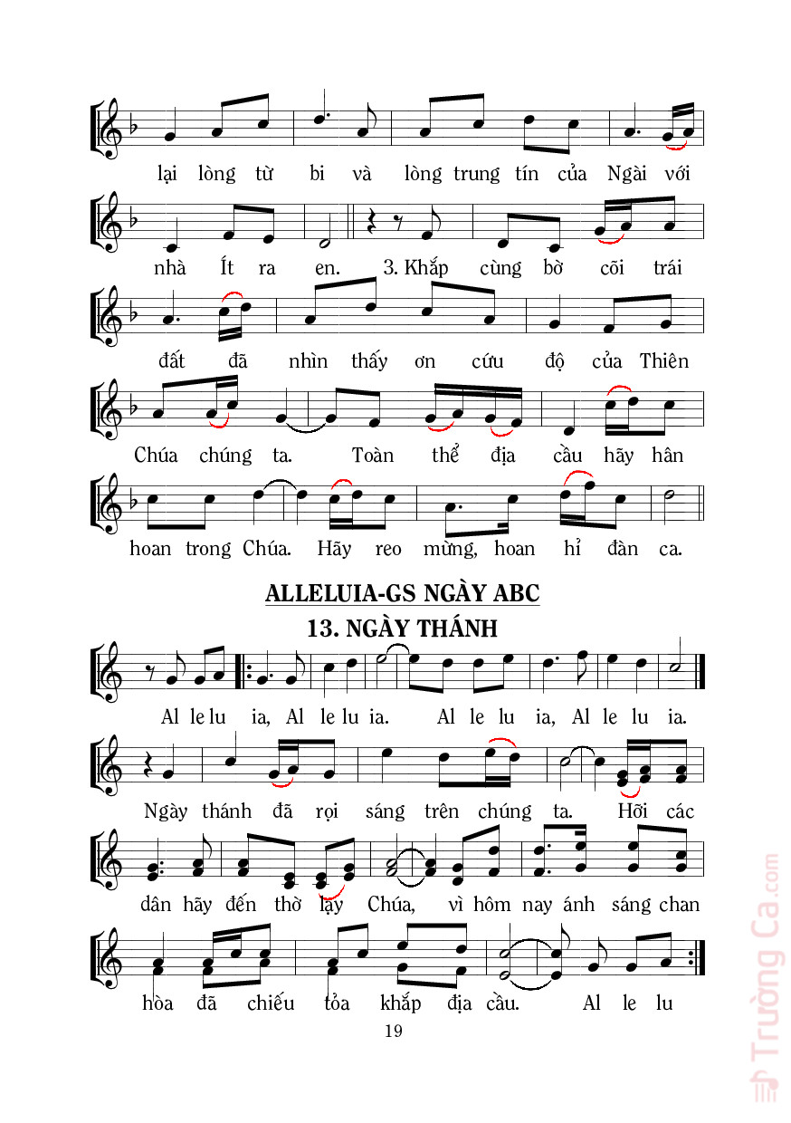 Page 2 of Sheet music PDF Thánh Vịnh 97, Thiên Chúa Toàn Năng - Mi Trầm