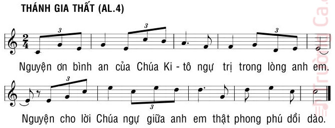 Page 2 of Sheet music PDF Thtm. Lễ Thánh Gia - Bùi Ninh