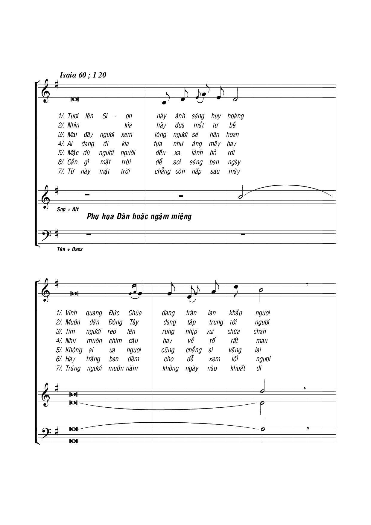 Page 3 of Sheet music PDF Thiếu Nữ Sion - Lm. Hoàng Kim