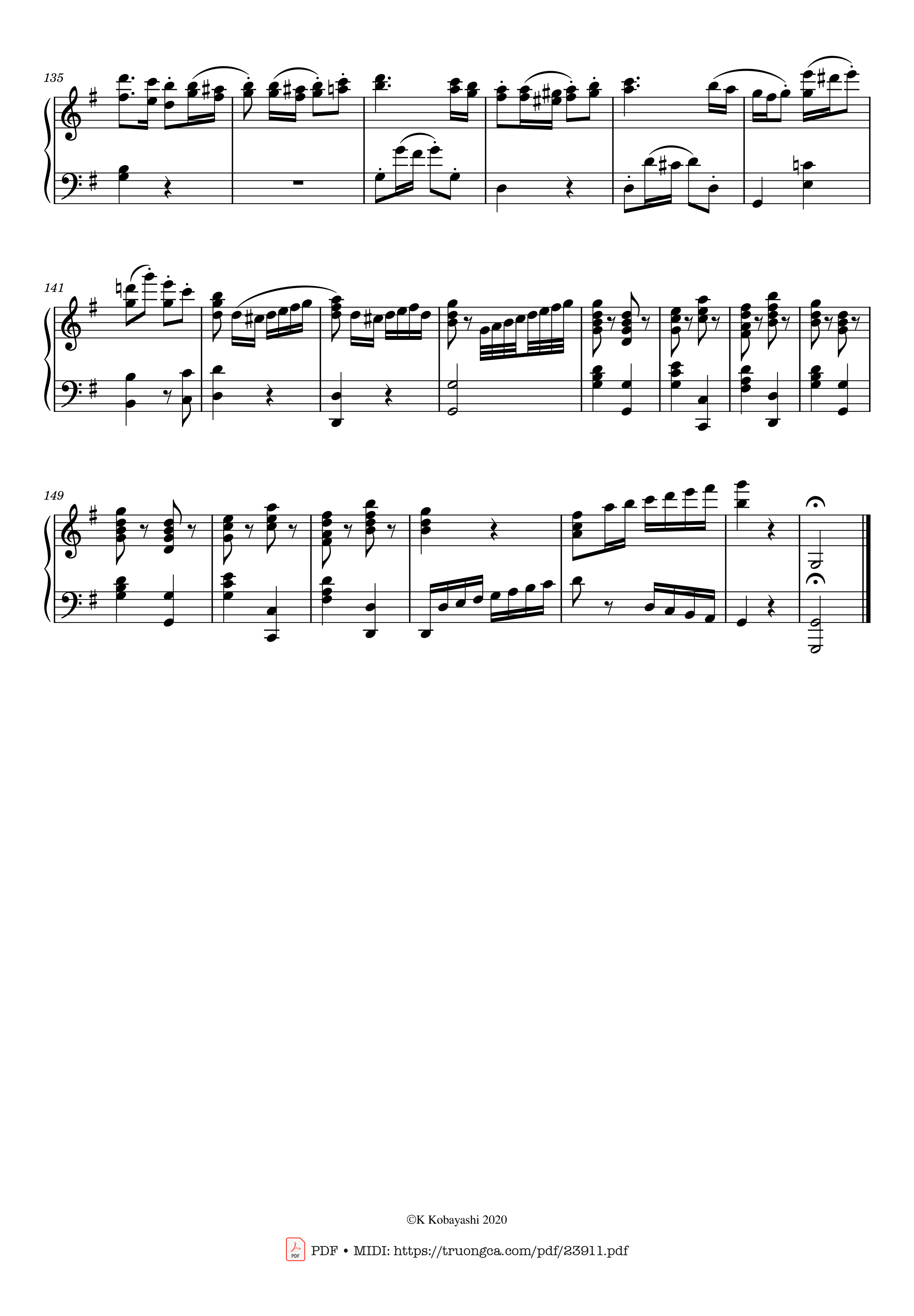 Page 5 of Sheet music PDF Joy to the World! The Lord is come Sheet Piano - Lowell Mason