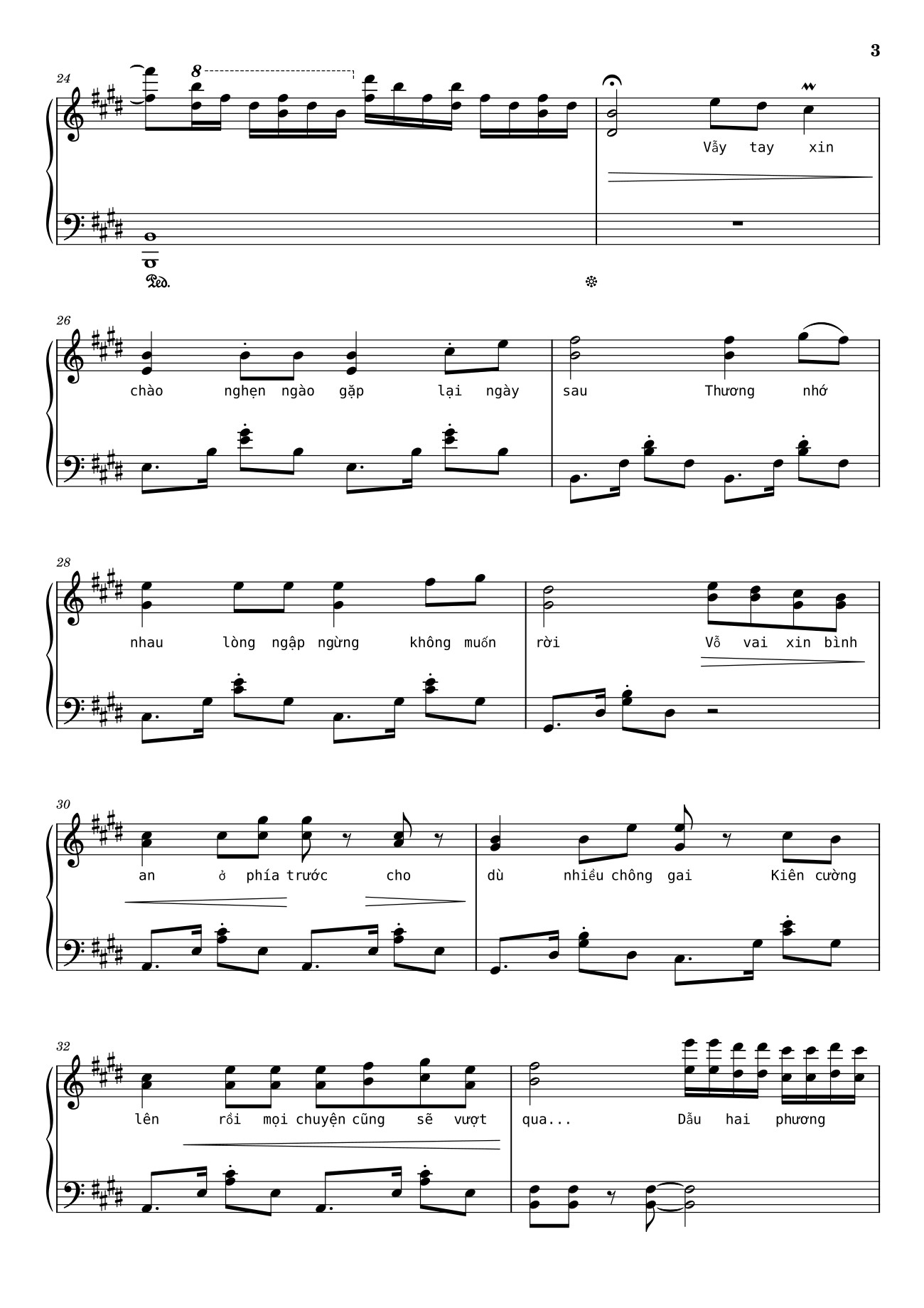Page 3 of Sheet music PDF Như ngày hôm qua Sheet Piano - Ngo_Duong_Hoang_An