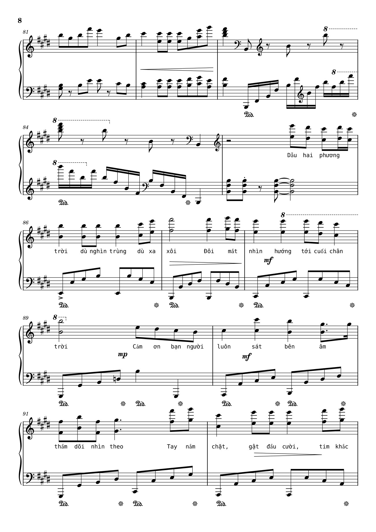 Page 8 of Sheet music PDF Như ngày hôm qua Sheet Piano - Ngo_Duong_Hoang_An